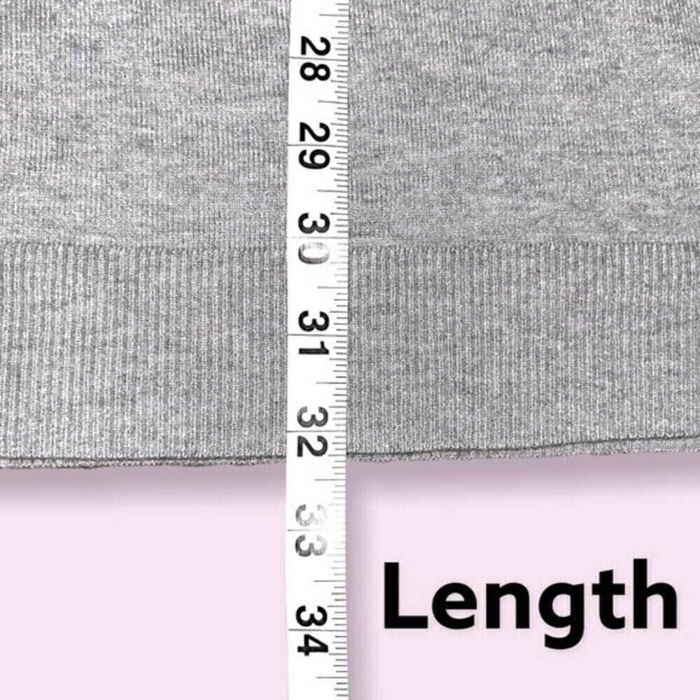 BB Dakota Steve Madden Olivia Sweater Dress Grey Crewneck Knit Womens Size Small - Picture 8 of 11